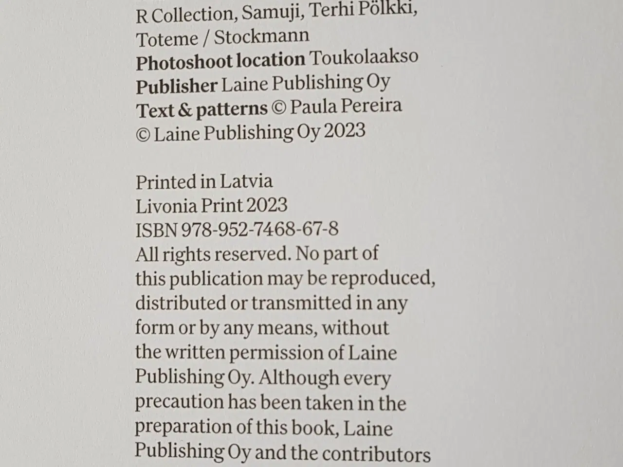 Billede 1 - Paula Pereira - strukturstrik