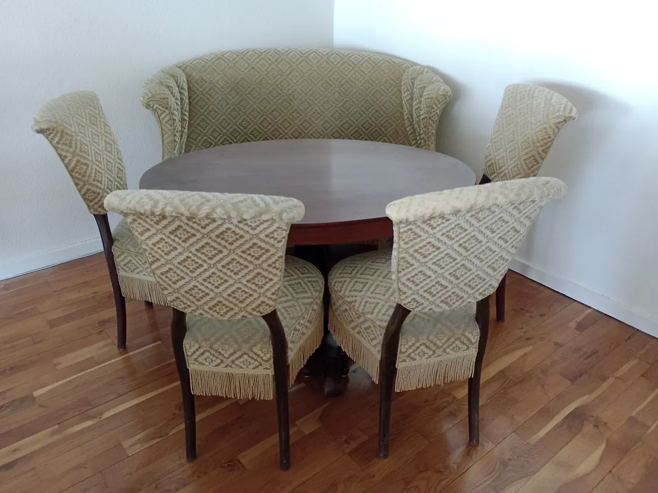 Billede 1 - Vintage sofa + bord 4 stole
