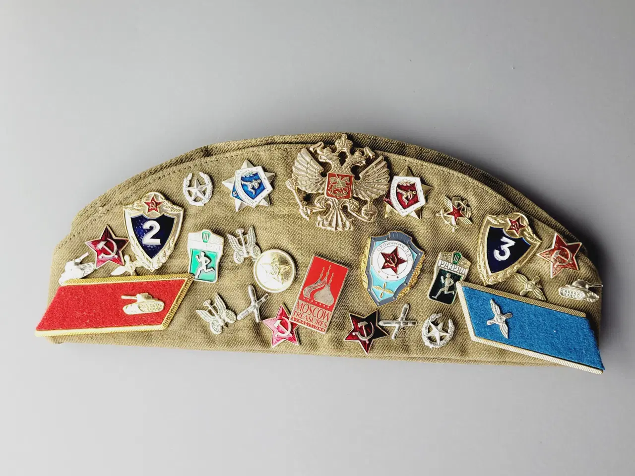 Billede 2 - ⭐️· Unik Sovjetisk Pilotka Kasket (USSR) m. Pins