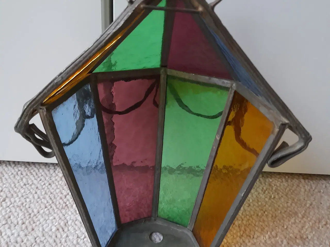 Billede 2 - Cool glaslampe,flot lys