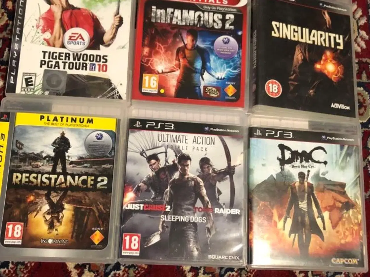 Billede 1 - Playstation 3 Spil:DMC: Devil May Cry, tomb raider