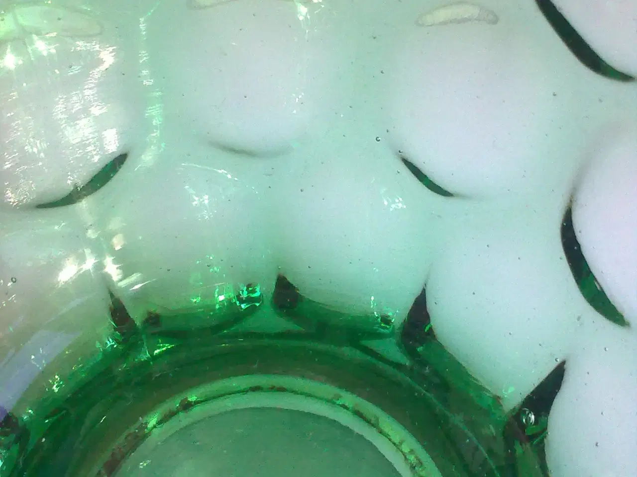 Billede 4 - VINTAGE Dansk glasværk GRØN land krus 