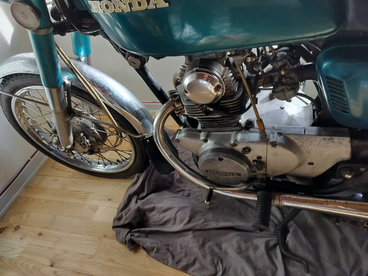 Billede 4 -  Honda CB 125. 1973 1 EJER