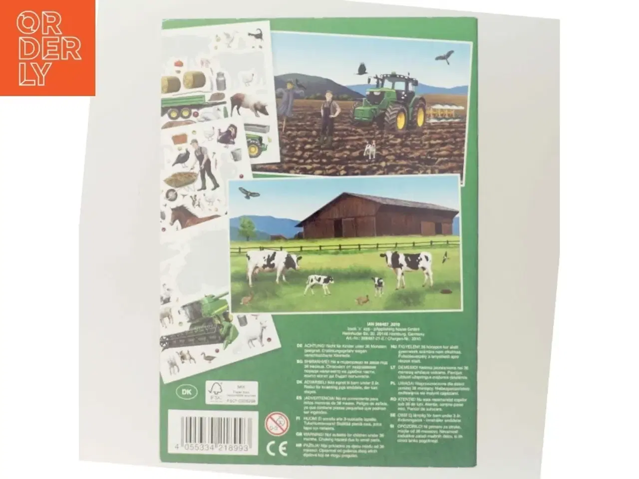 Billede 3 - Klistermærkebog med bondegårdstema