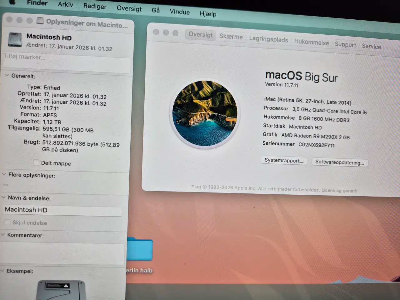 Billede 1 - IMAC 27-INCH (RETINA 5K)