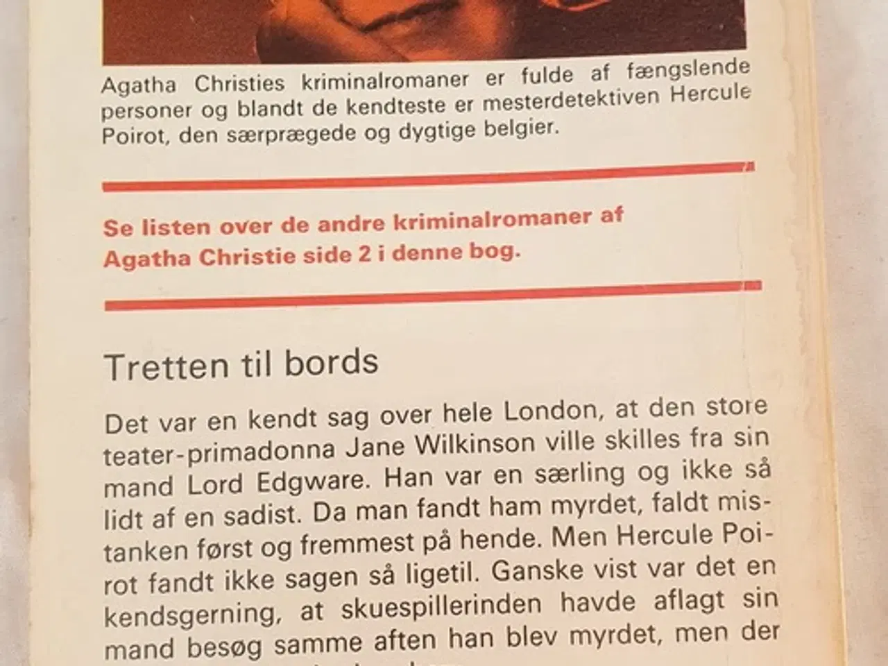 Billede 2 - Agatha Christie - Tretten til bords.