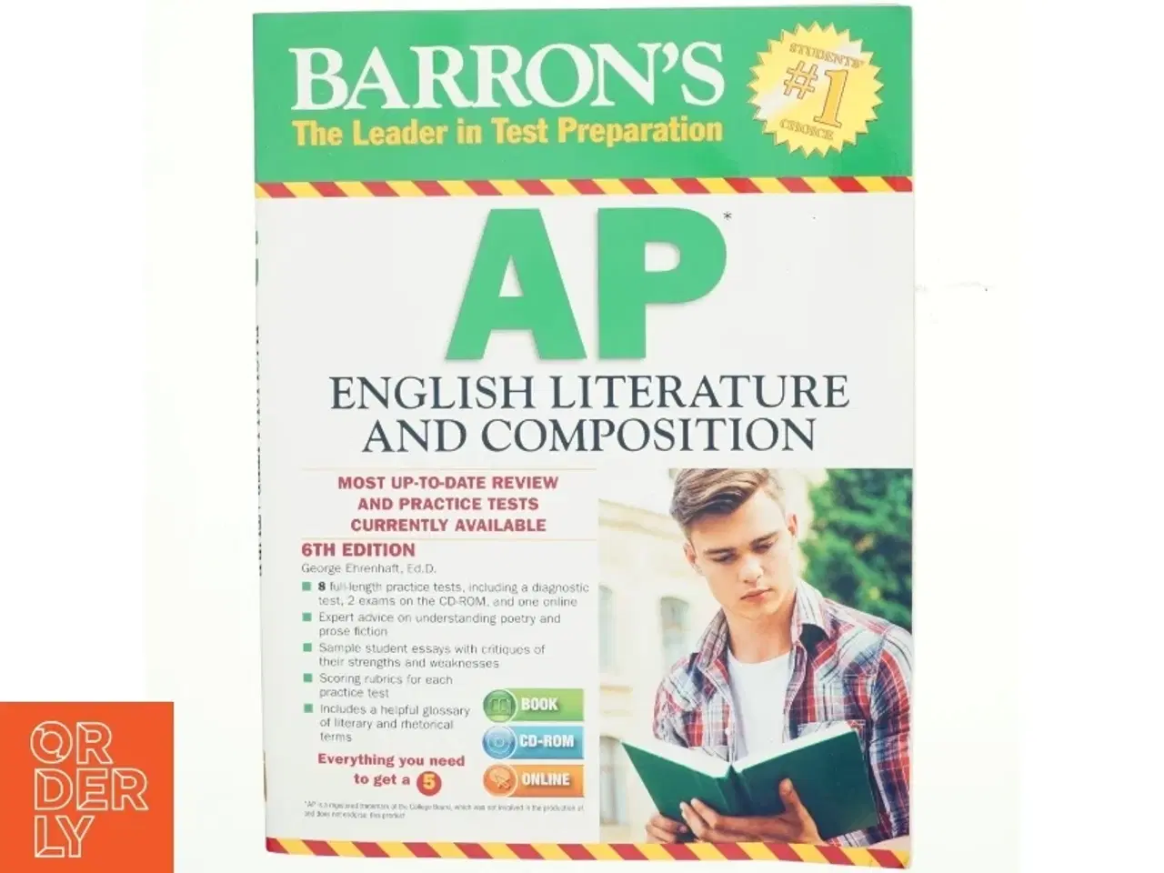 Billede 1 - Barron&#39;s AP English Literature and Composition with CD-ROM af George Ehrenhaft (Bog)