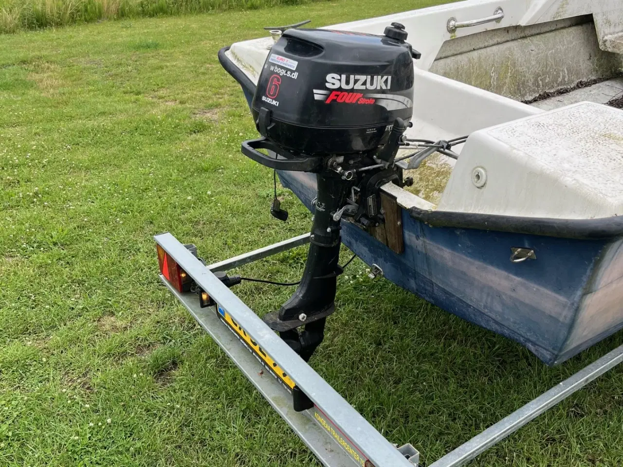 Billede 2 - Nordan 15 jolle båd med bådtrailer og påhængsmotor