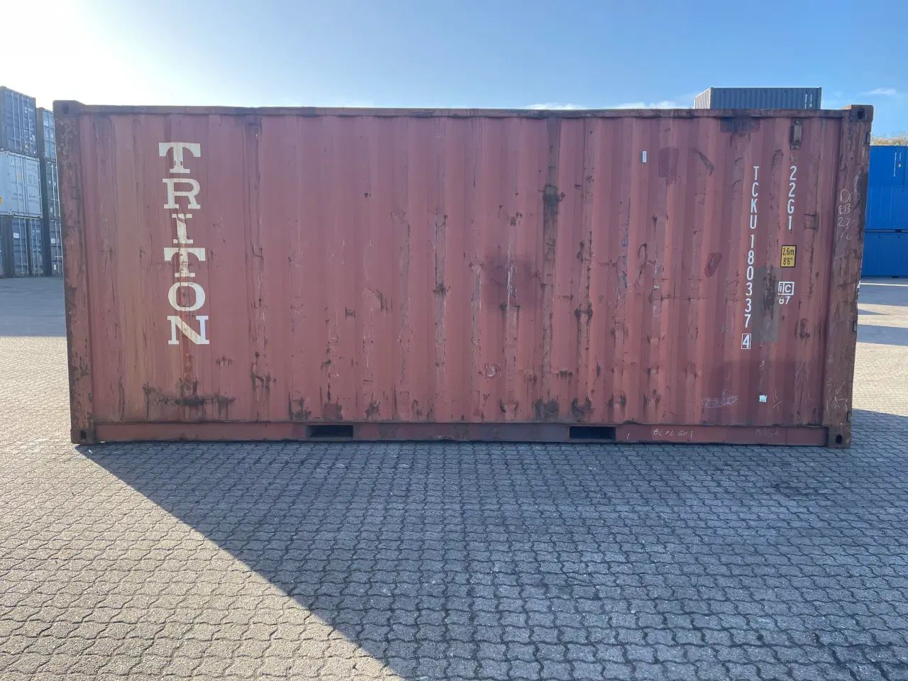 Billede 5 - 20 fods Container- ID: TCKU 180337-4