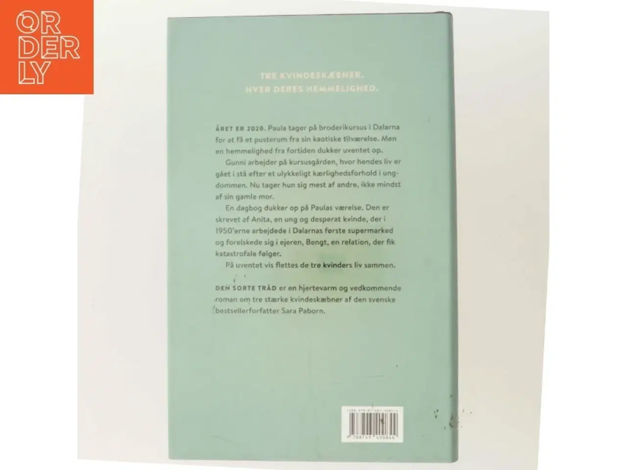 Billede 3 - Den sorte tråd : roman af Sara Paborn (f. 1972) (Bog)