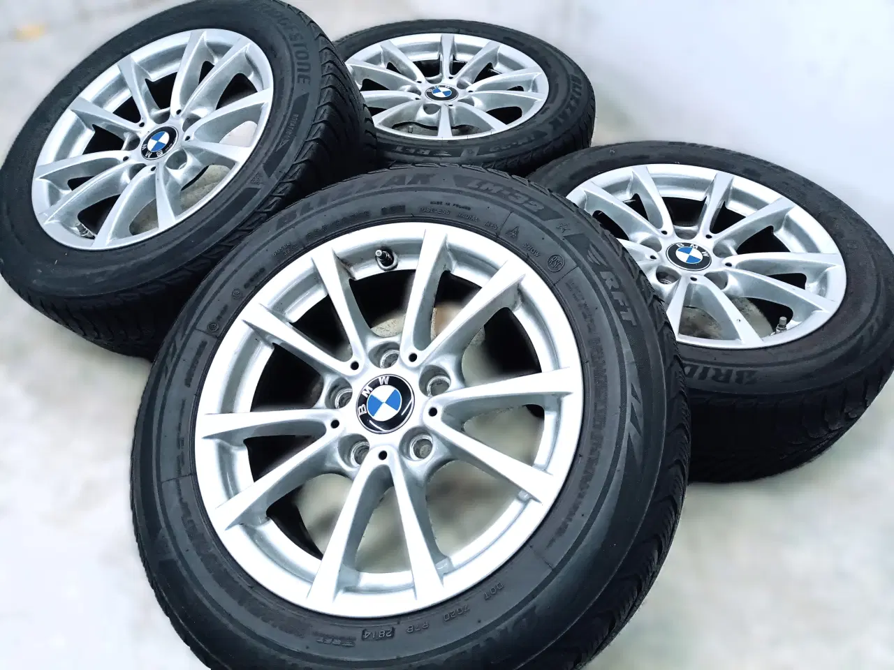 Billede 2 - 5x120 16" ET31, nav 72,6ø BMW vintersæt inkl.TPMS