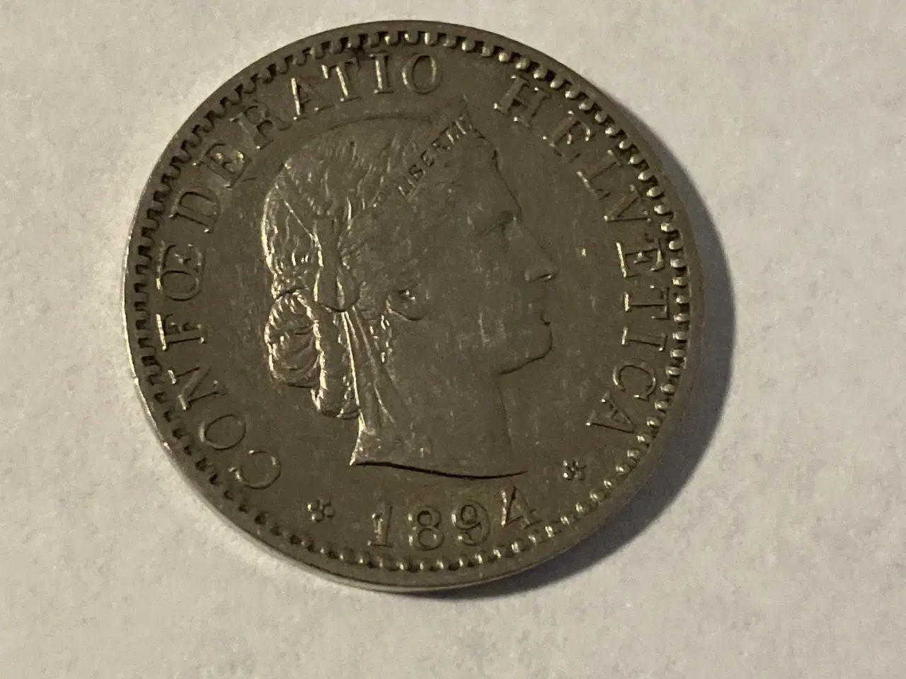 Billede 1 - 20 Rappen 1894 Switzerland