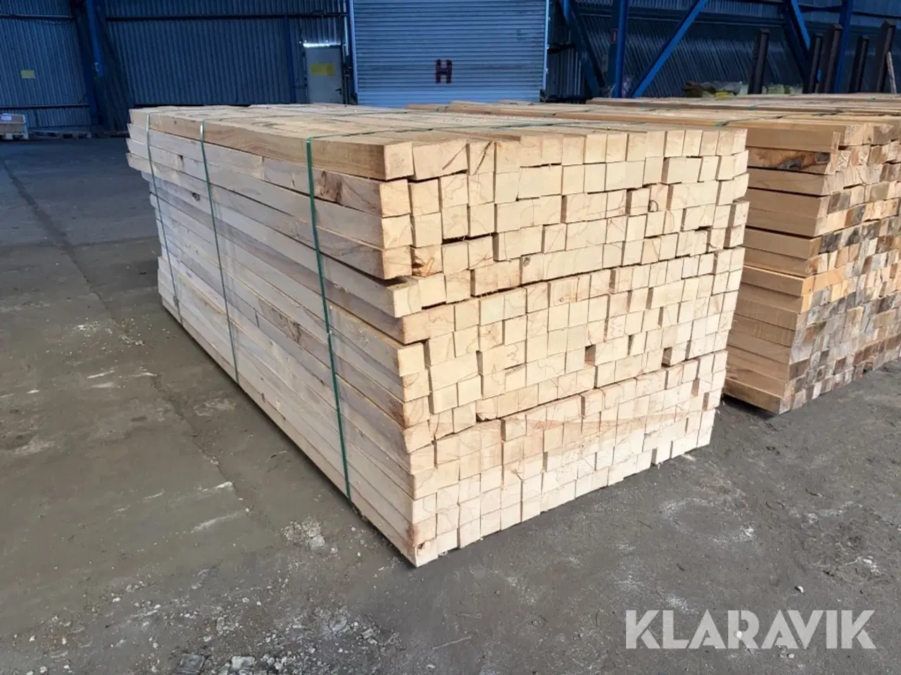 Billede 4 - Lægter ovntørret eg - palle med 255 styk