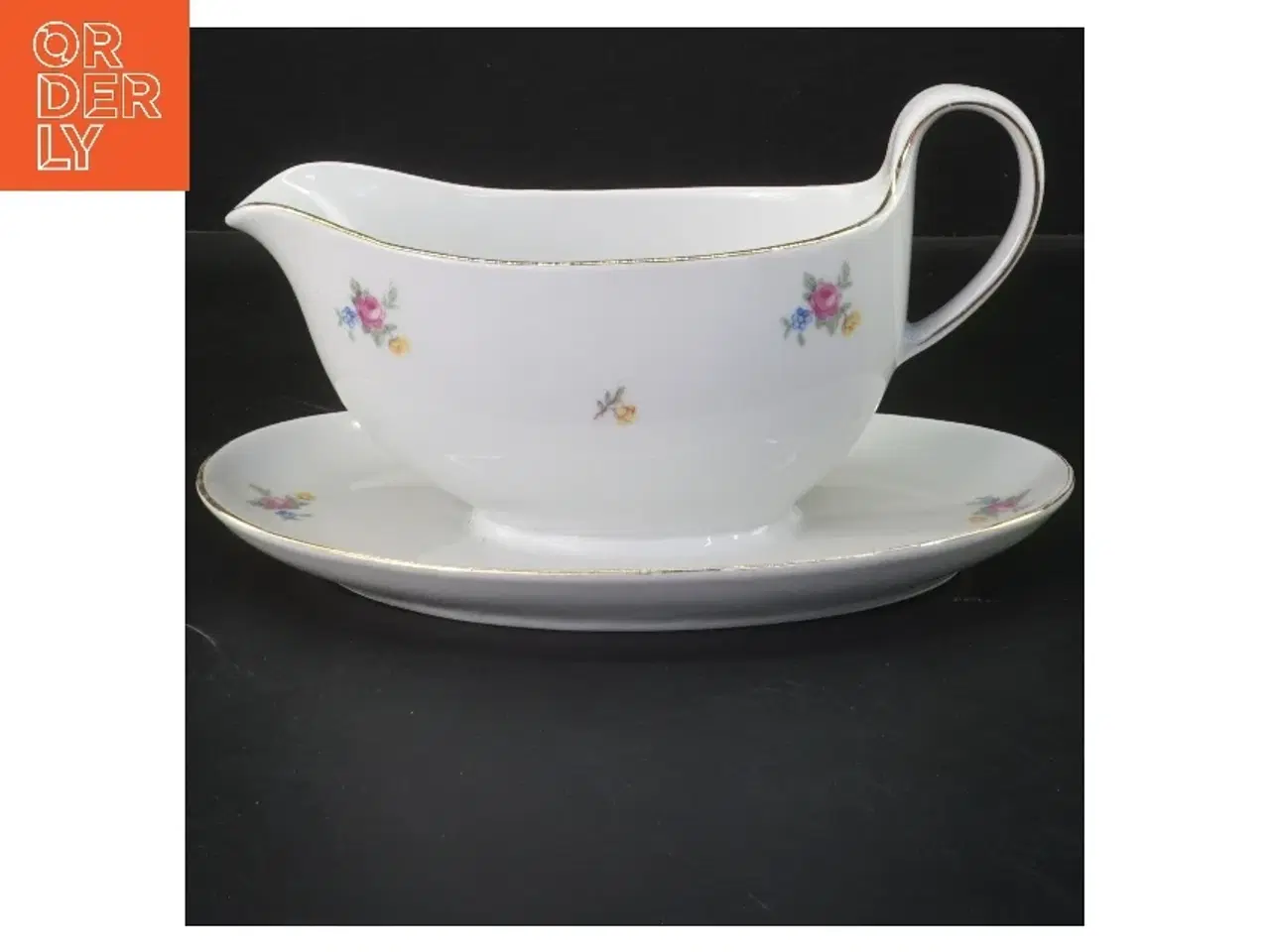 Billede 1 - Porcelæn sovsekande med underkop fra Kahla (str. 22x15x9 cm)