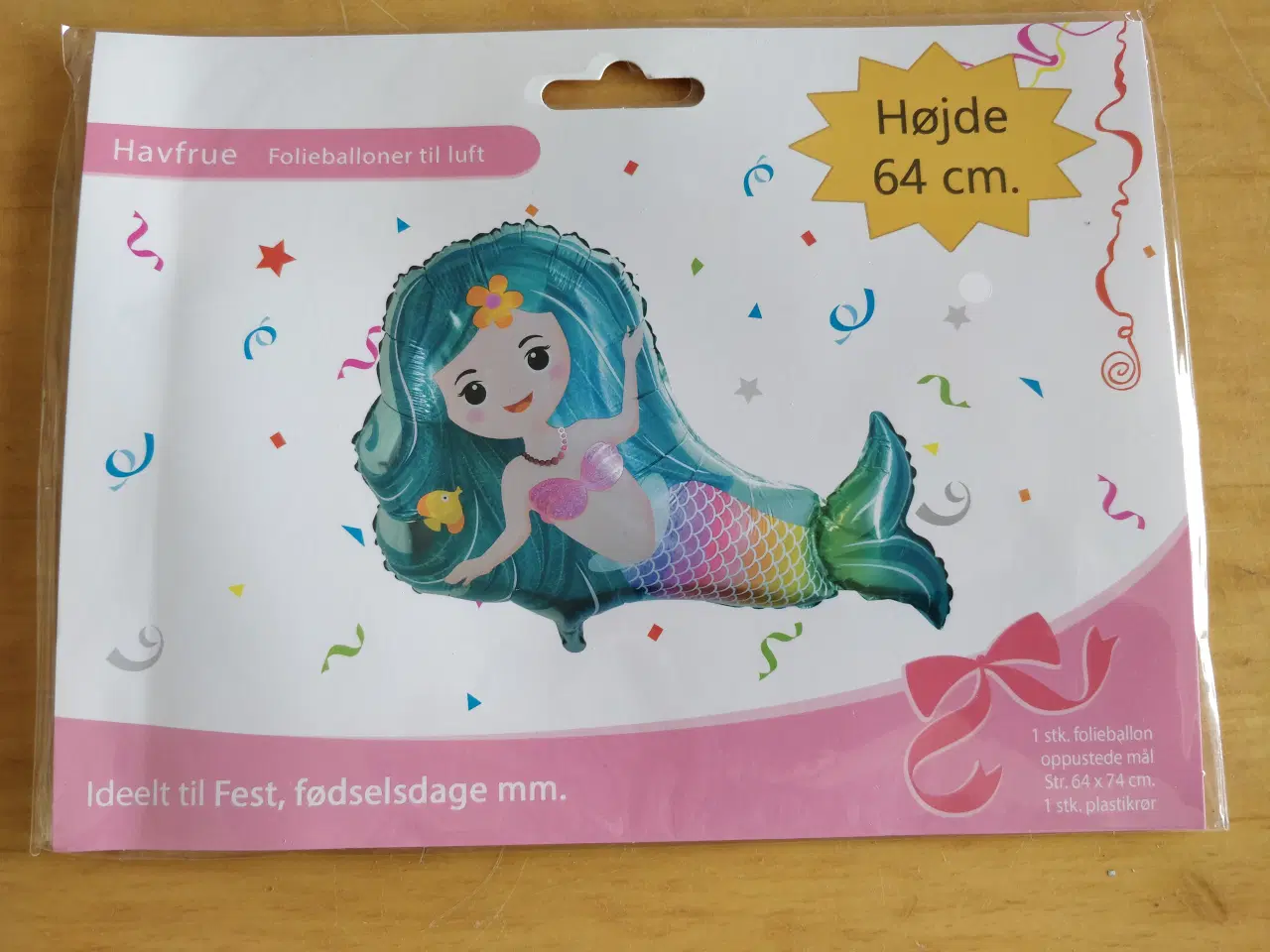 Billede 2 - Havfrue folieballon