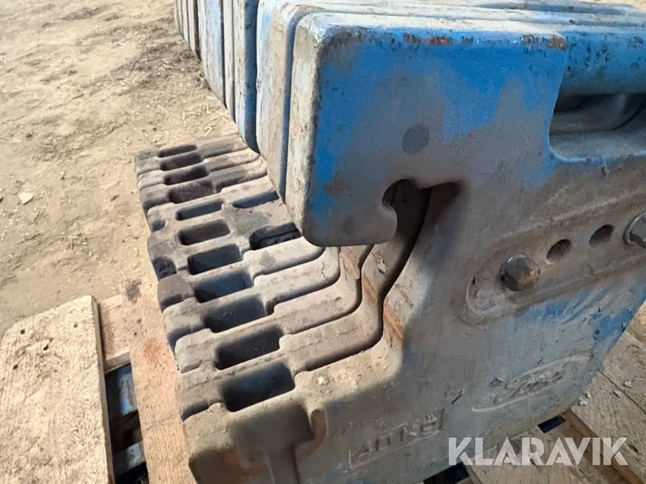 Billede 9 - Justerbar vægtklods - 600 kg i alt