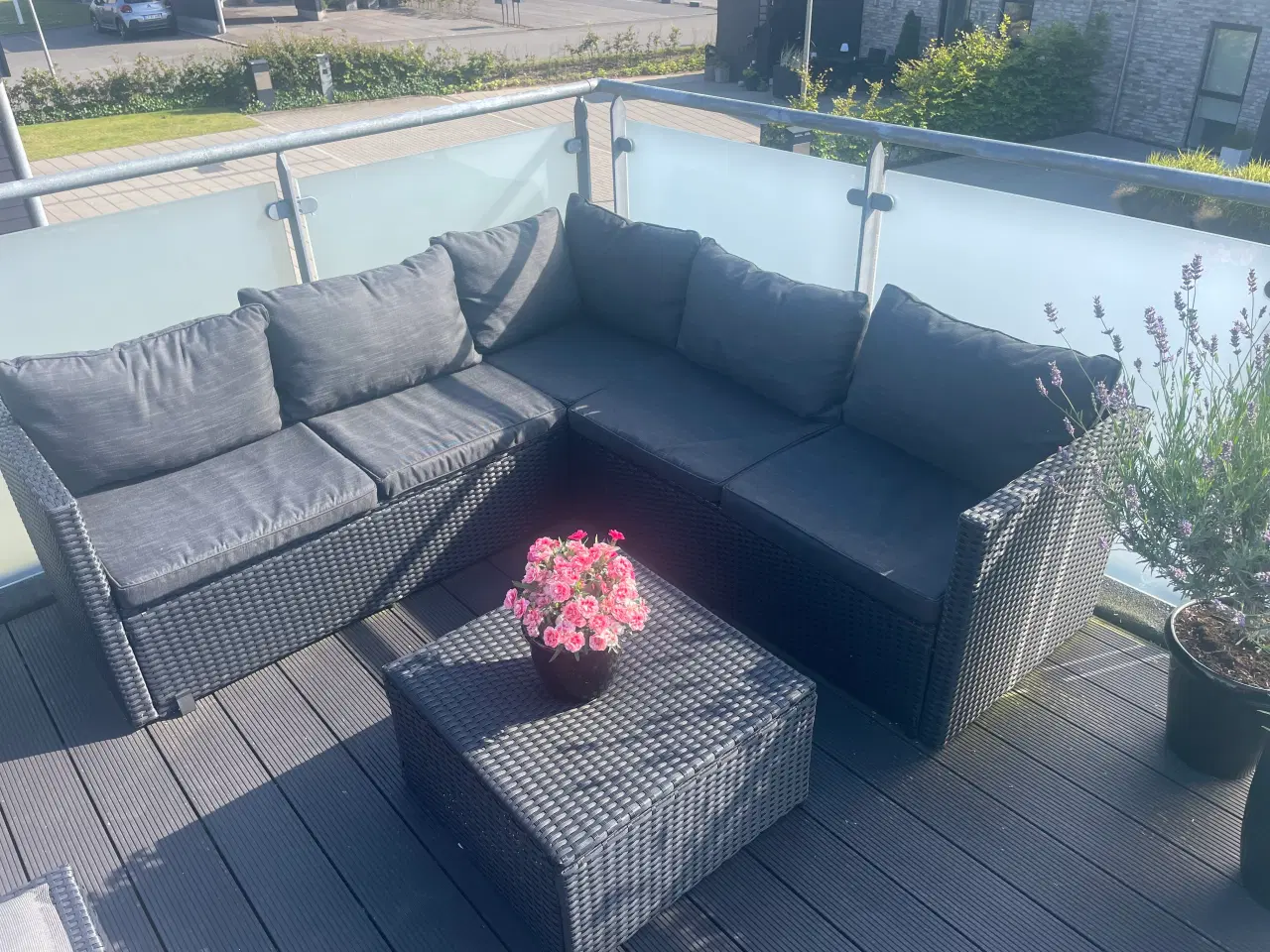 Billede 1 - 5 personers hjørnesofa til terrassen 