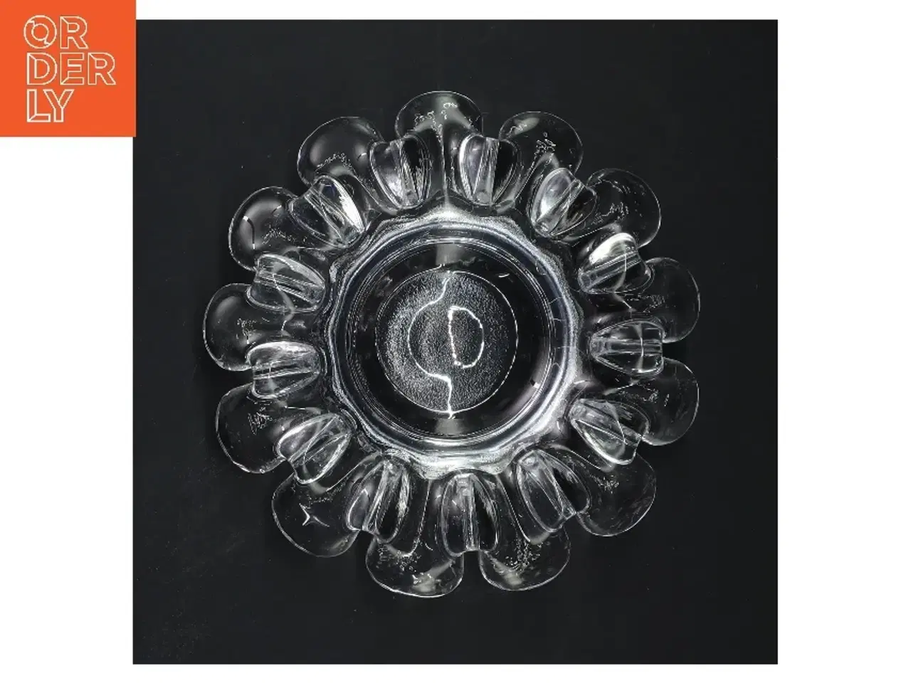 Billede 3 - Glaslysestage (str. Ø 16 cm)