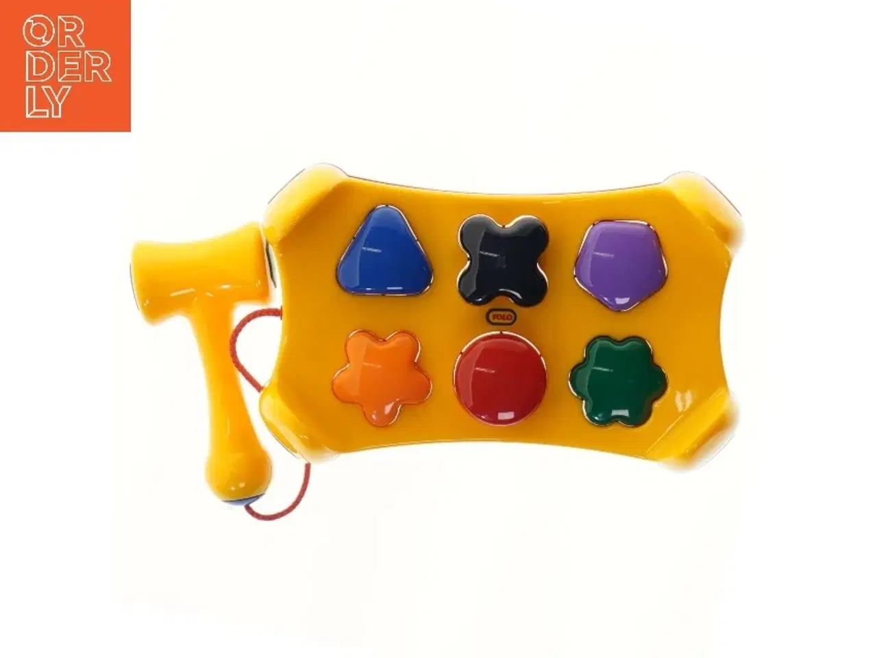 Billede 1 - Babylegetøj med hammer og former (str. 24x15,5 cm)