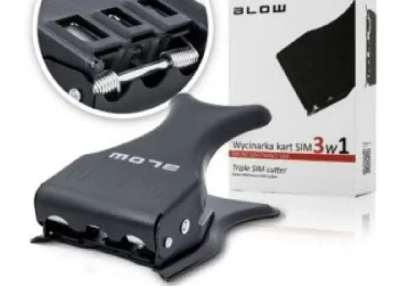 Billede 1 - 4 stk. BLOW 3 I 1 sim card cutter