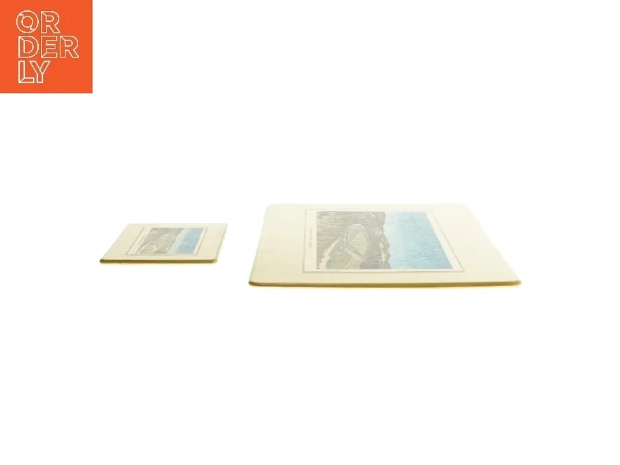 Billede 2 - Vintage borddkånere (str. 19,5x23,5 og 9x11 cm)