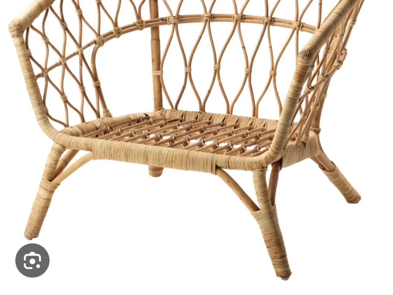 Billede 5 - Smuk lænestol i flet fra IKEA Stockholm 2017