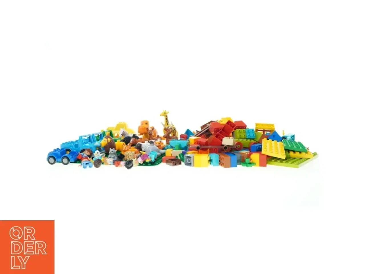Billede 2 - Lego Duplo: Juressic Park, ubåd & Dykkere, Safari, Skov Ranger mm (str. Den store grønne plade er 38 x 38 cm)