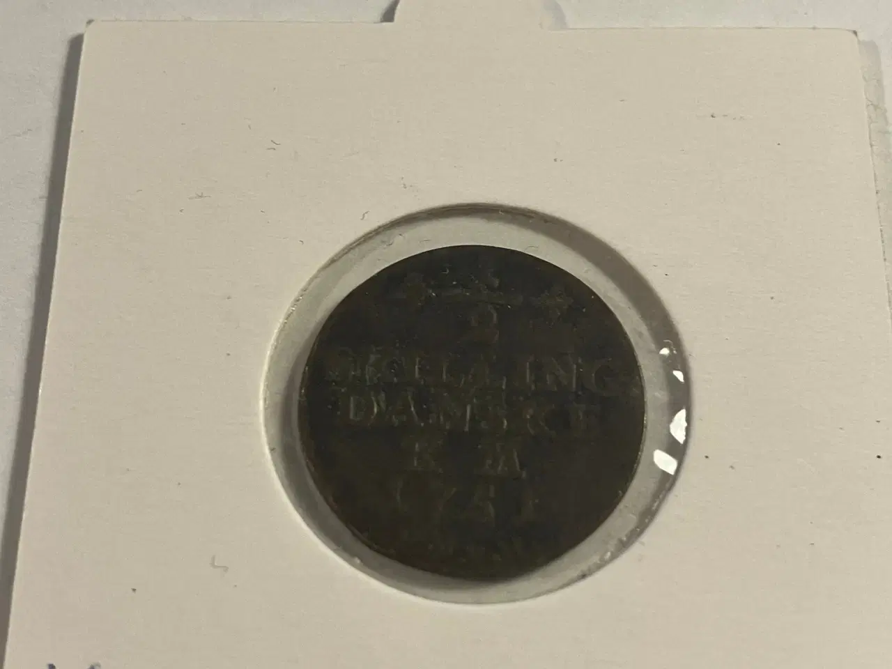 Billede 1 - 1/2 Skilling Denmark 1751