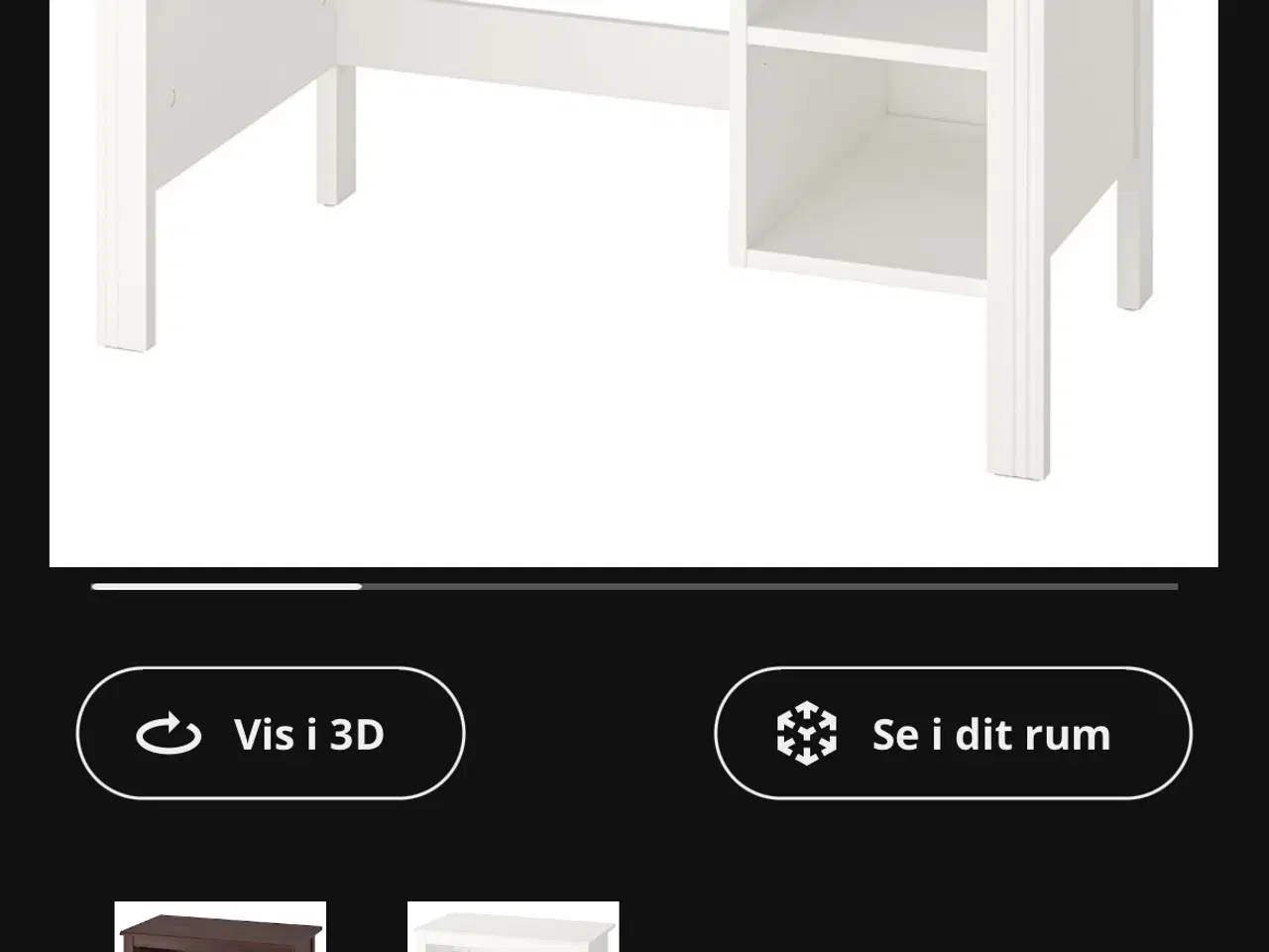 Billede 1 - BRUSALI skrivebord fra IKEA