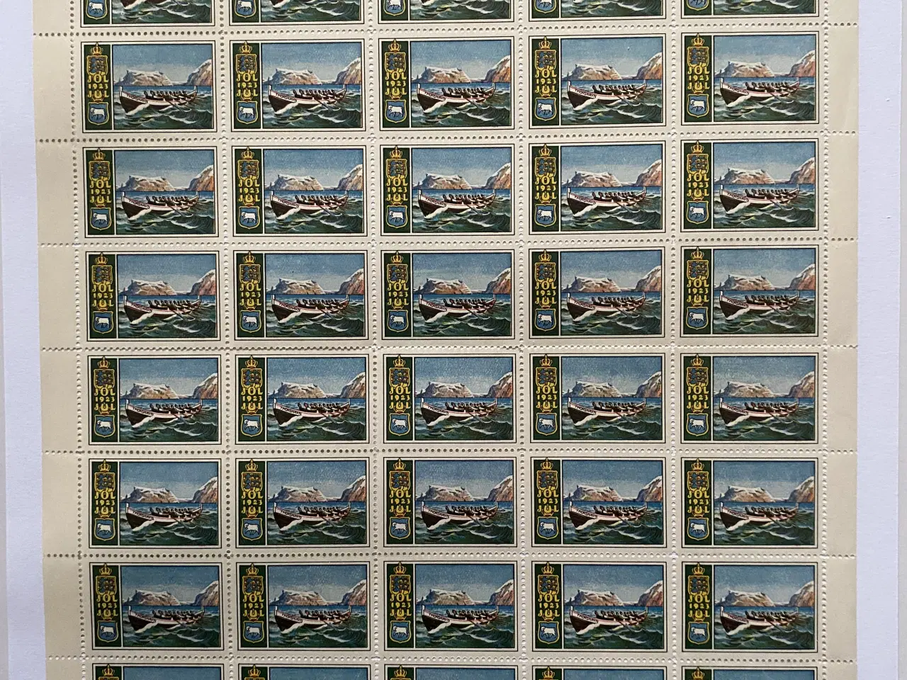 Billede 1 - Julemærker Danmark helark 1923