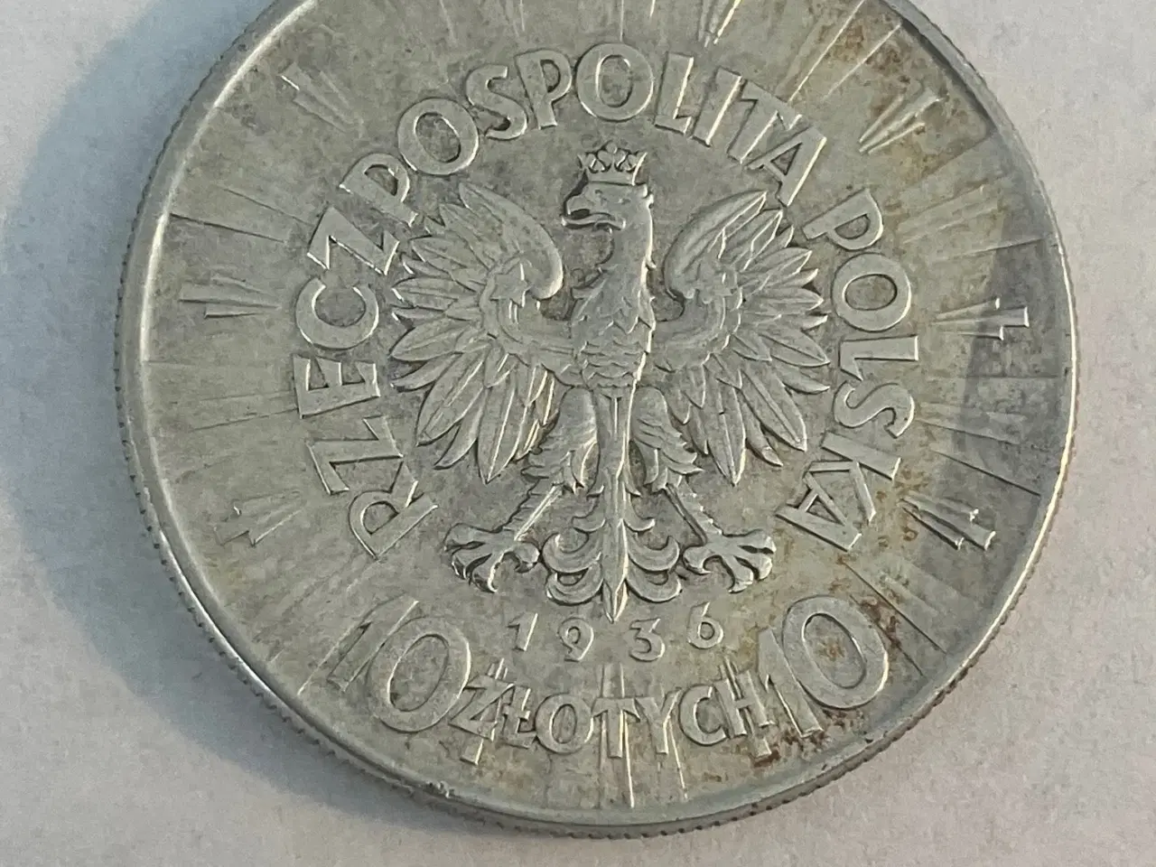 Billede 1 - 10 Zlotych 1936 Poland - Silver