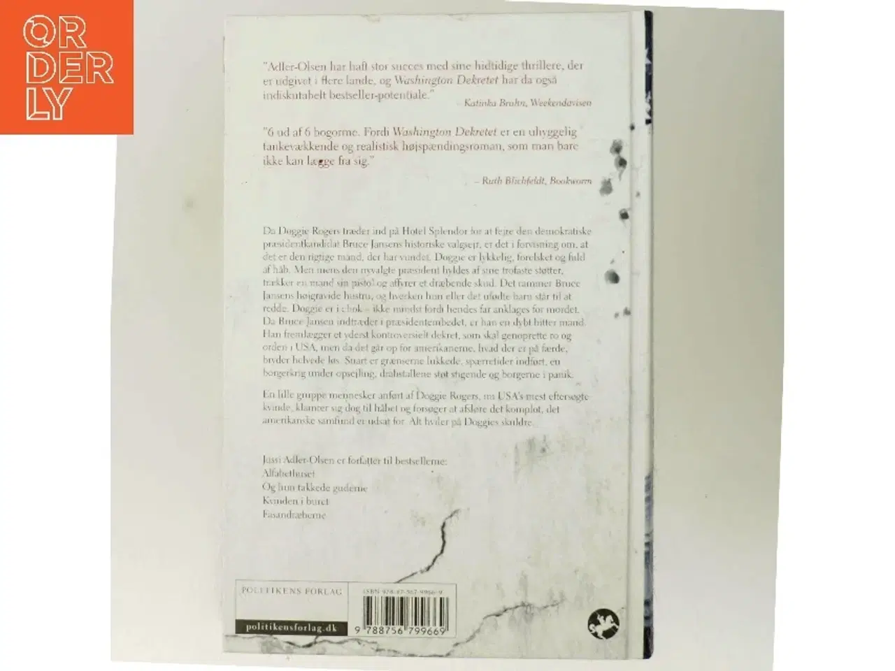 Billede 3 - Washington Dekretet af Jussi Adler-Olsen fra Politikens Forlag