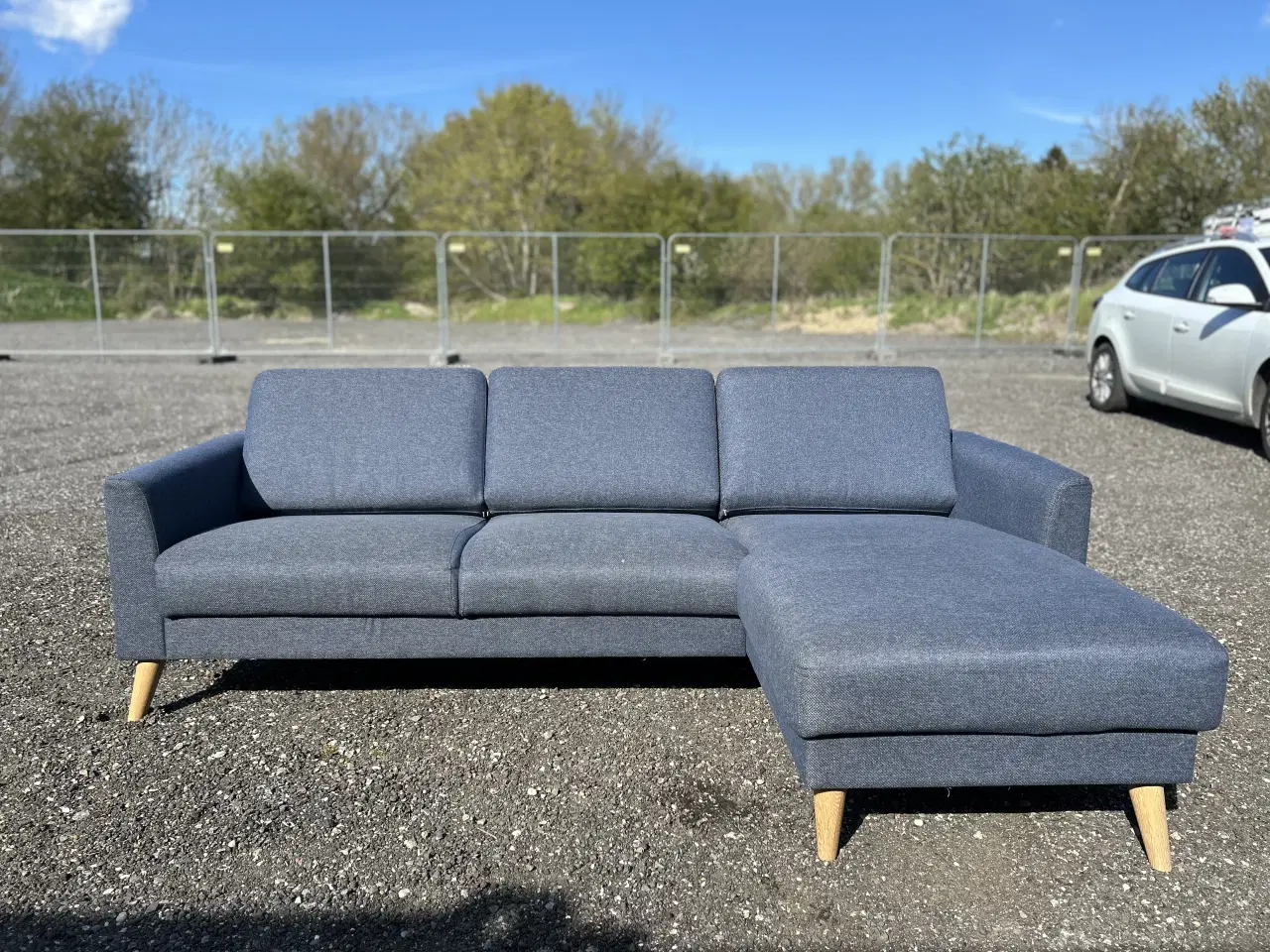 Billede 1 - Sofa med chaiselong, okay stand