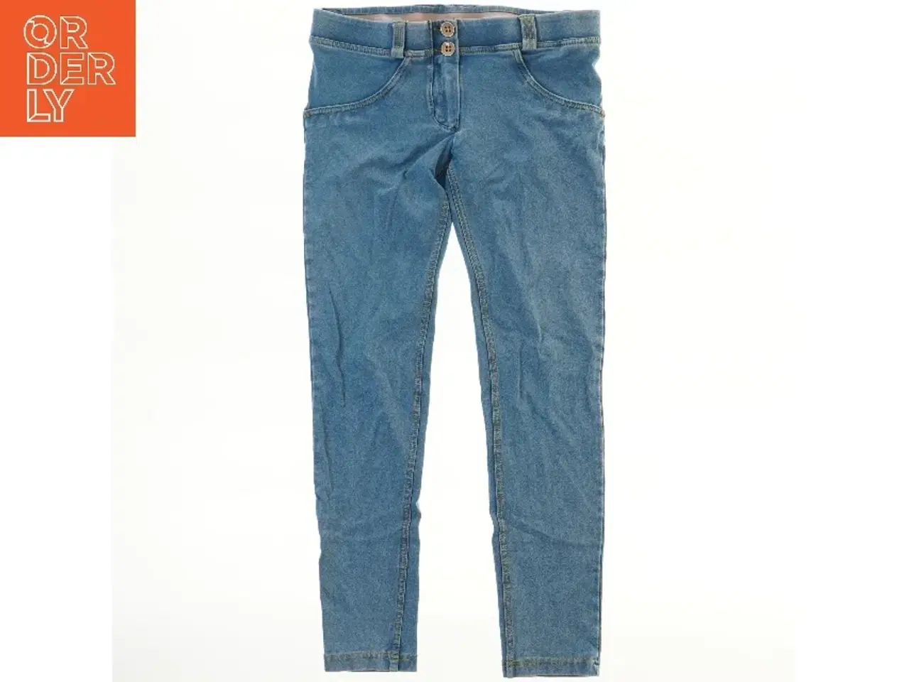 Billede 1 - Blå Jeans med Baglommer (str. 128)