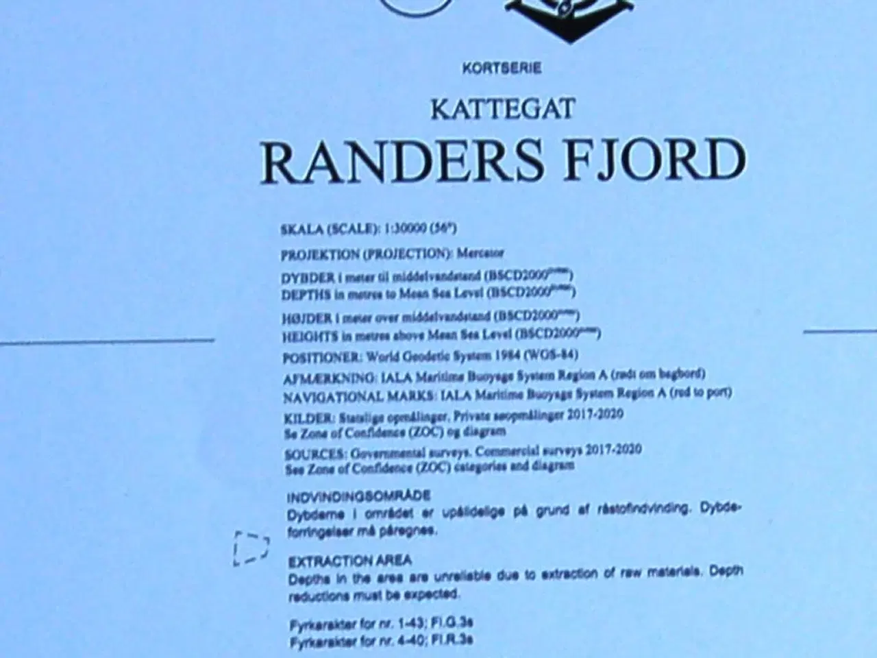 Billede 3 - Dansk Søkort 111 RandersFjord