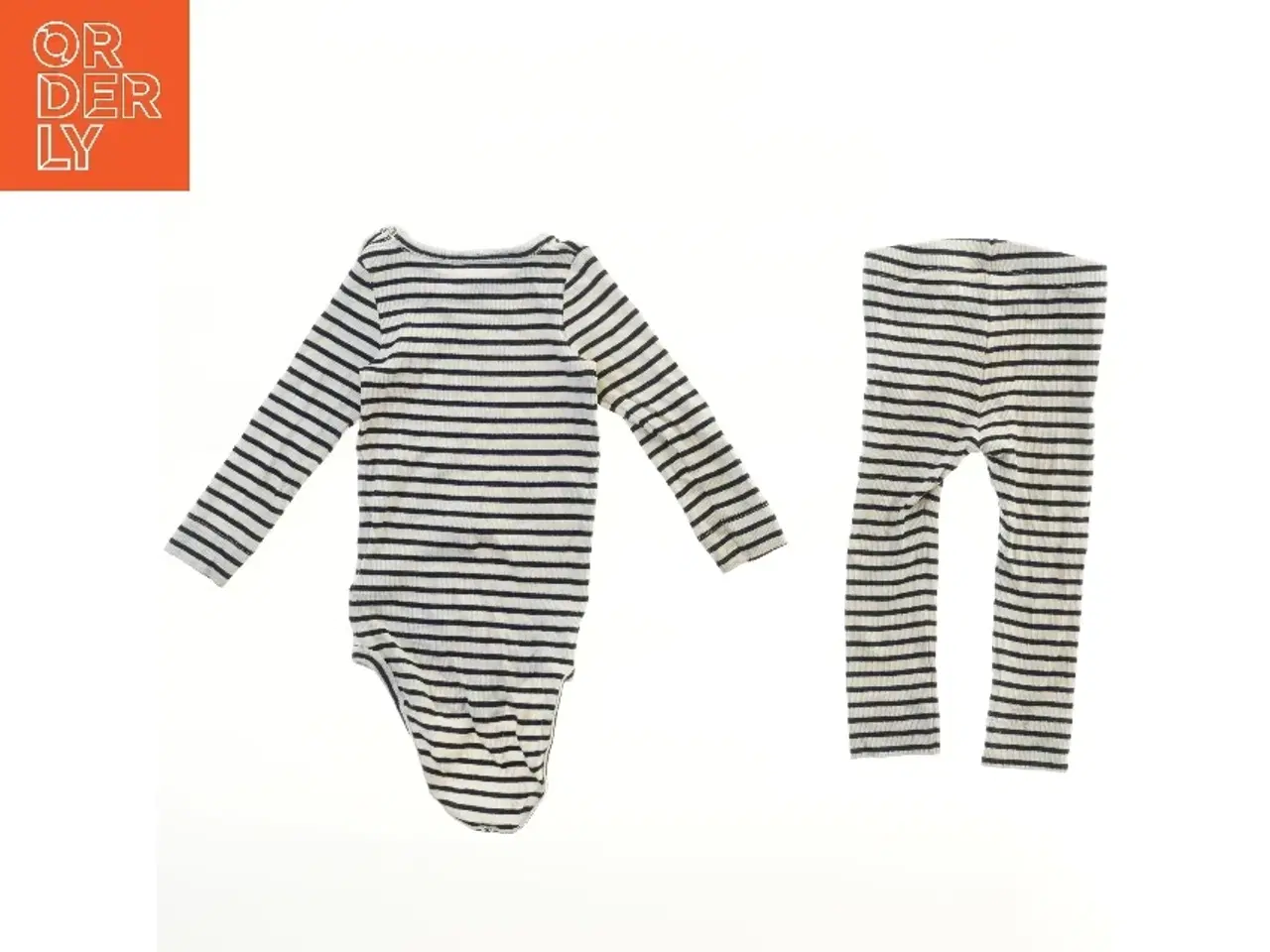 Billede 2 - Stribet bodystocking og bukser sæt fra Name It (str. 80)
