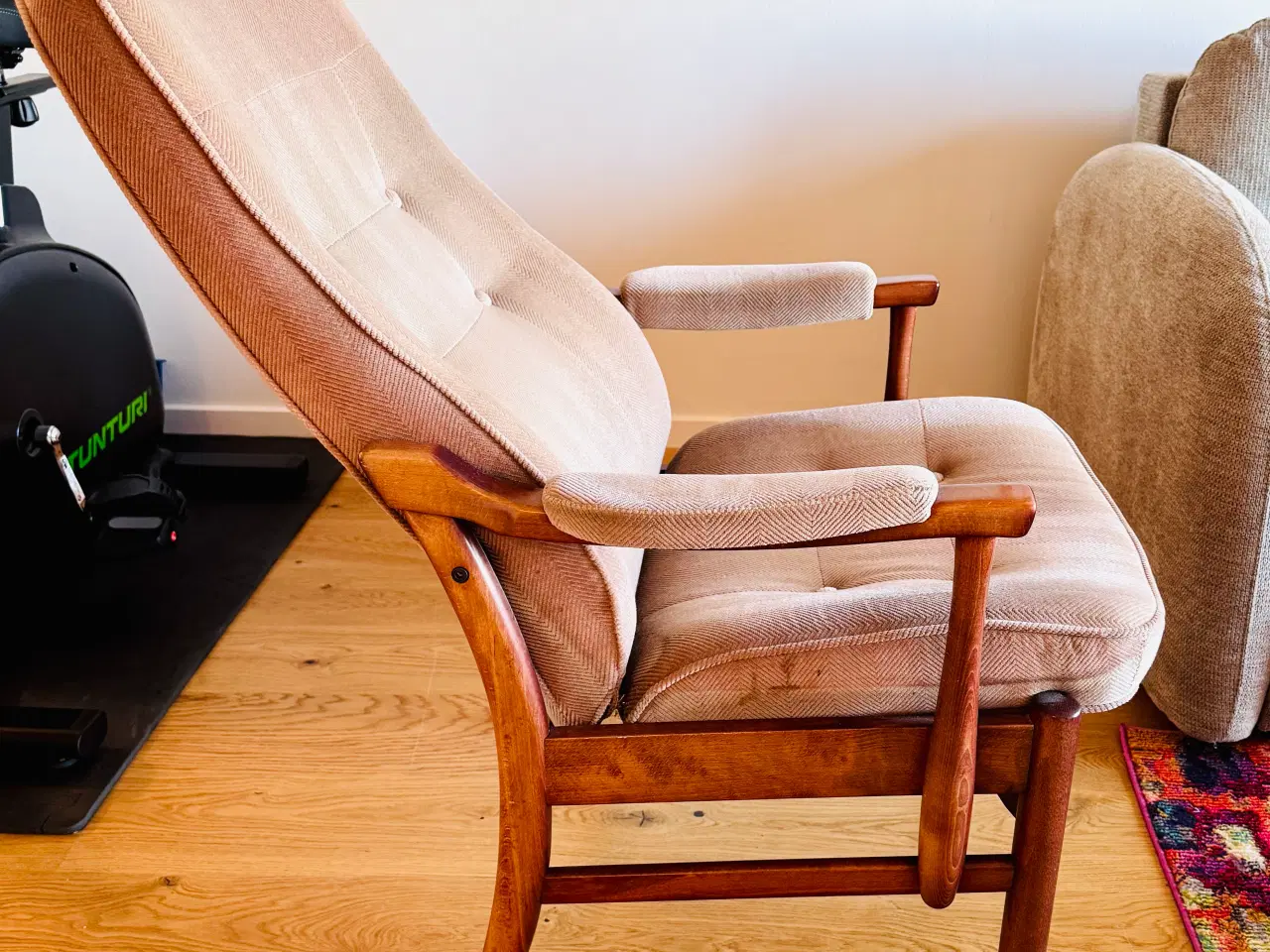 Billede 2 - Otiumstol med tilhørende taburet