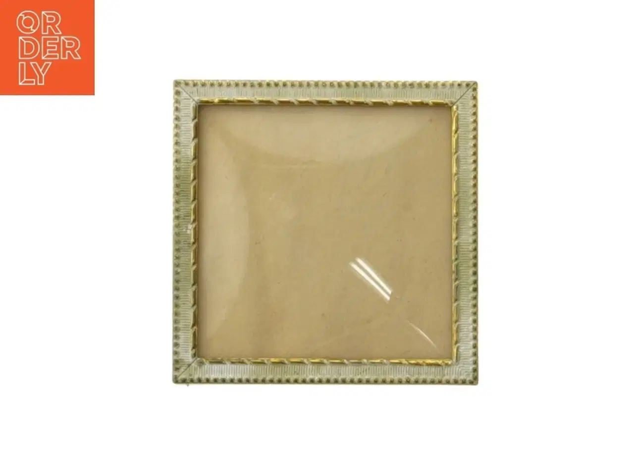 Billede 1 - Gylden billedramme (str. 7,5x7,5 cm)