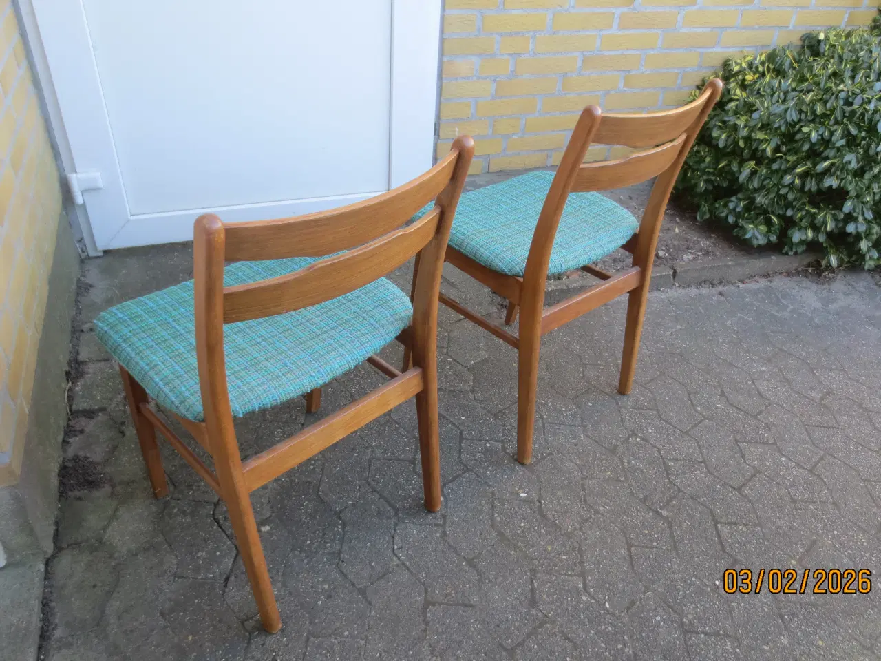 Billede 3 - 2 stk Teak Spisestuestole 