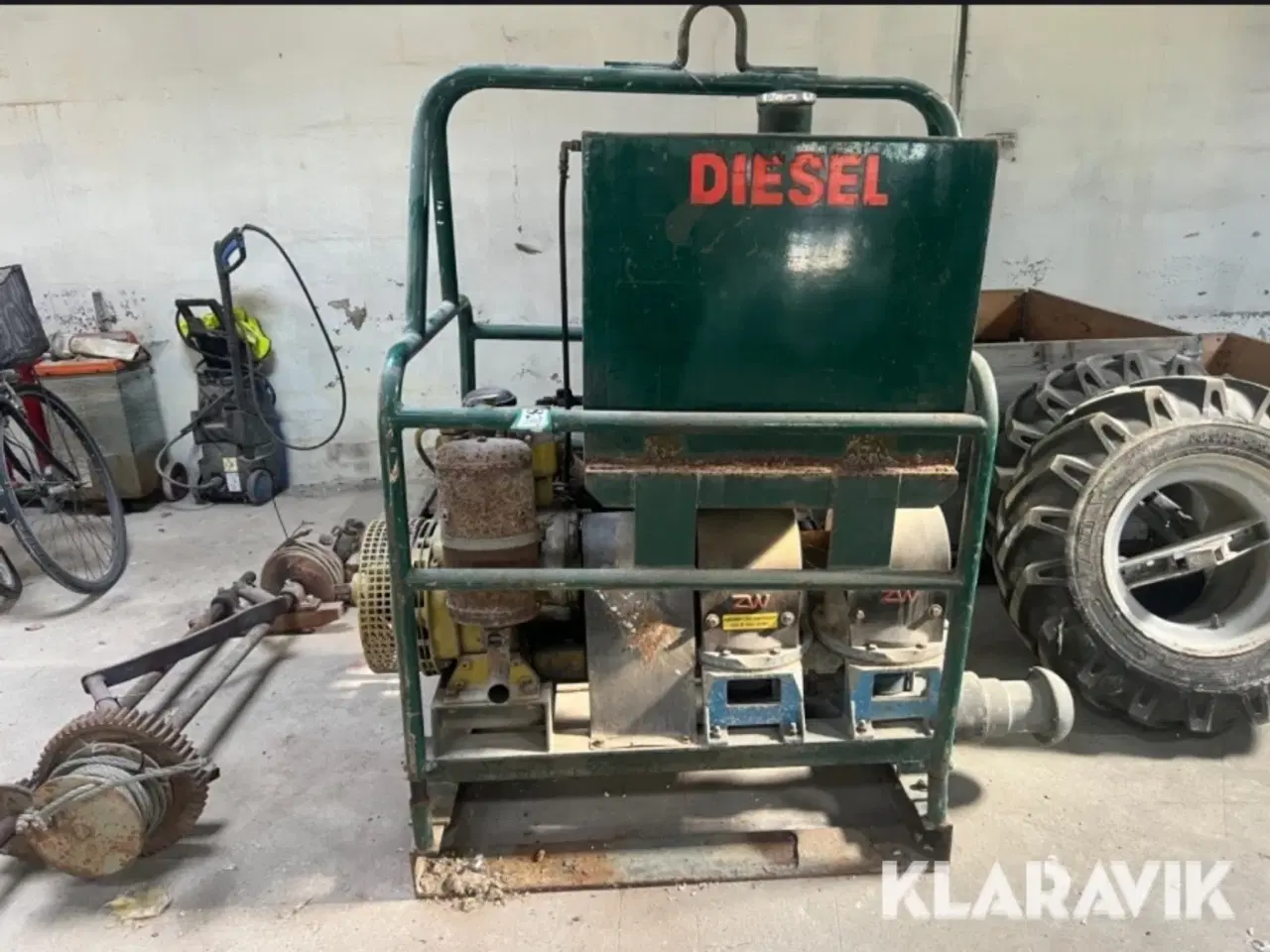 Billede 6 - Vandpumpe med dieselmotor Hatz