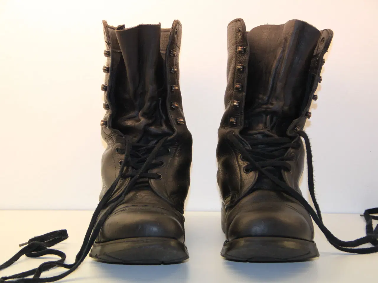 Billede 2 - Læderstøvler ( Militær DK)