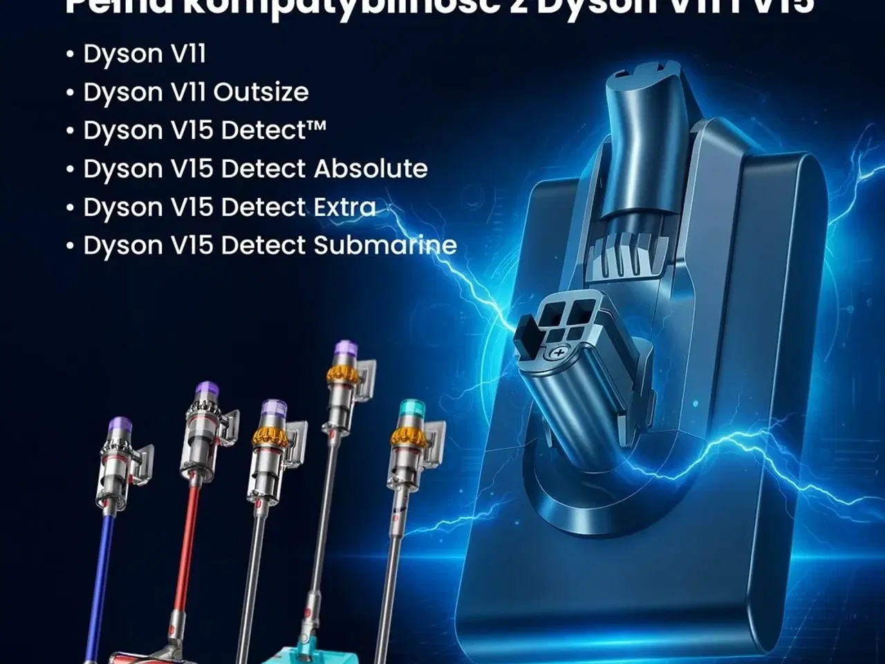 Billede 10 - Extralink batteri til Dyson V11 (Click Type) – 25,2 V 3000 mAh