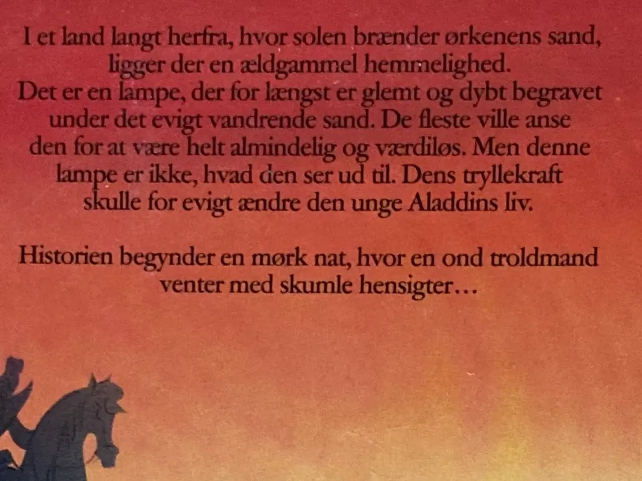 Billede 3 - Bogudgaven af Disney tegnefilm om Aladdin