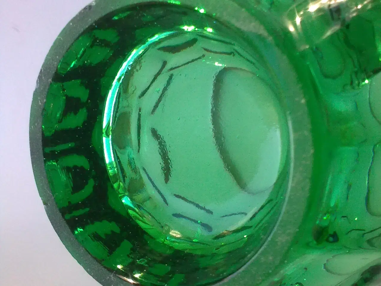 Billede 5 - VINTAGE Dansk glasværk GRØN land krus 