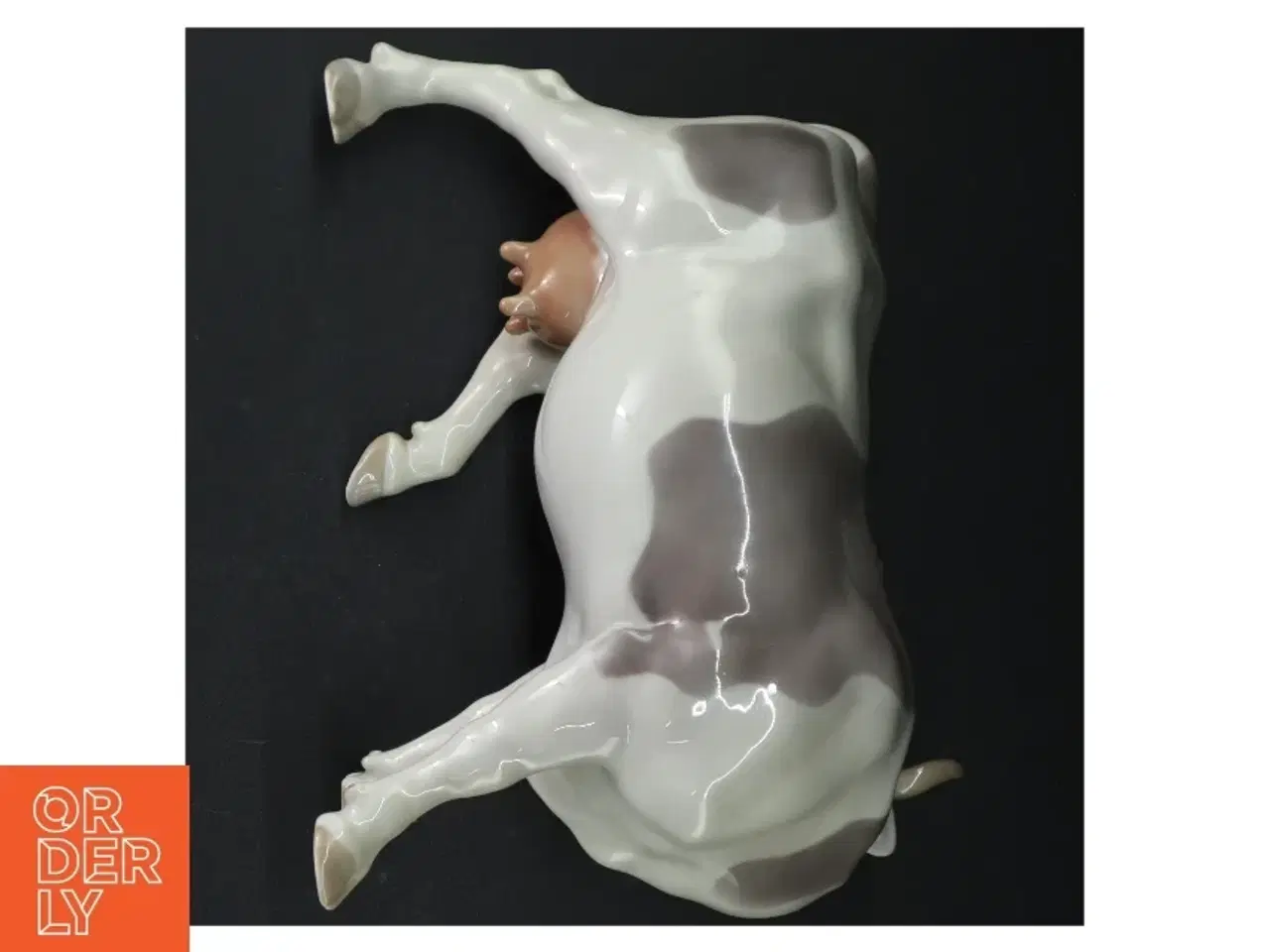 Billede 6 - Porcelænsfigur af ko fra B&G (str. 23 cm)