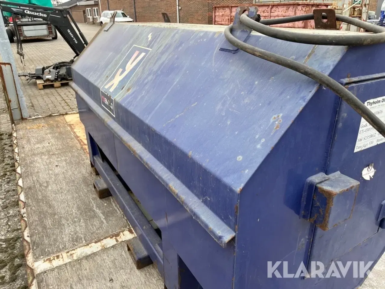 Billede 12 - Olietank med pumpe 2500L