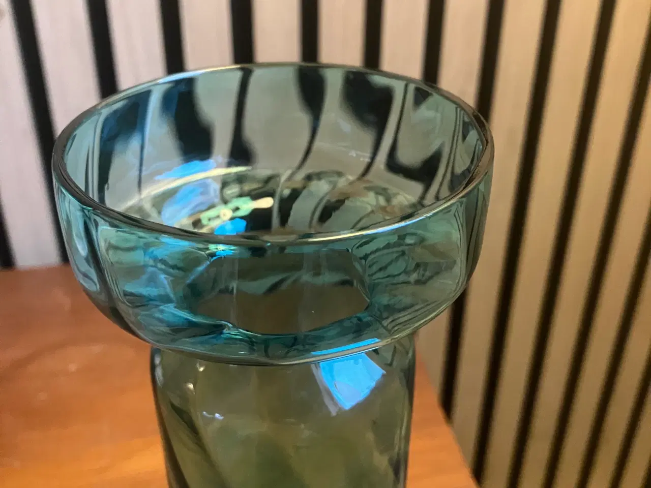 Billede 2 - Grøn hyacintglas fra Holmegaard