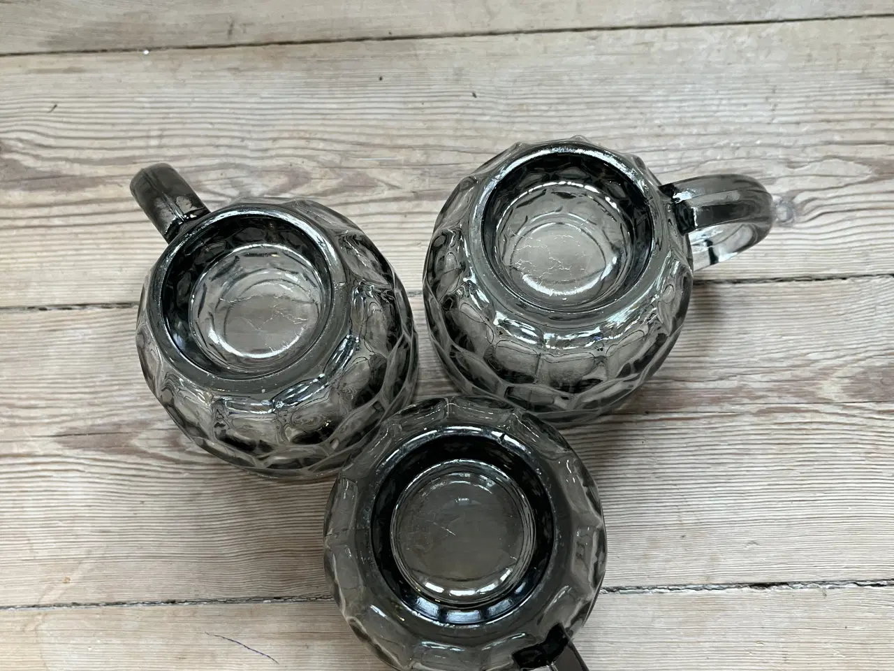 Billede 3 - 3 Røgfarvet ølkrus