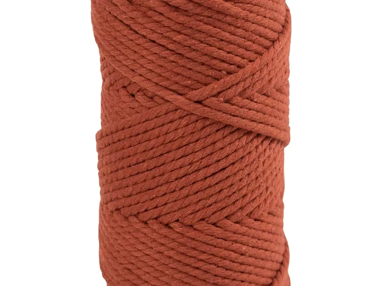 Billede 1 - Macramé Reb 55m - Brændt Orange, 4mm Diameter