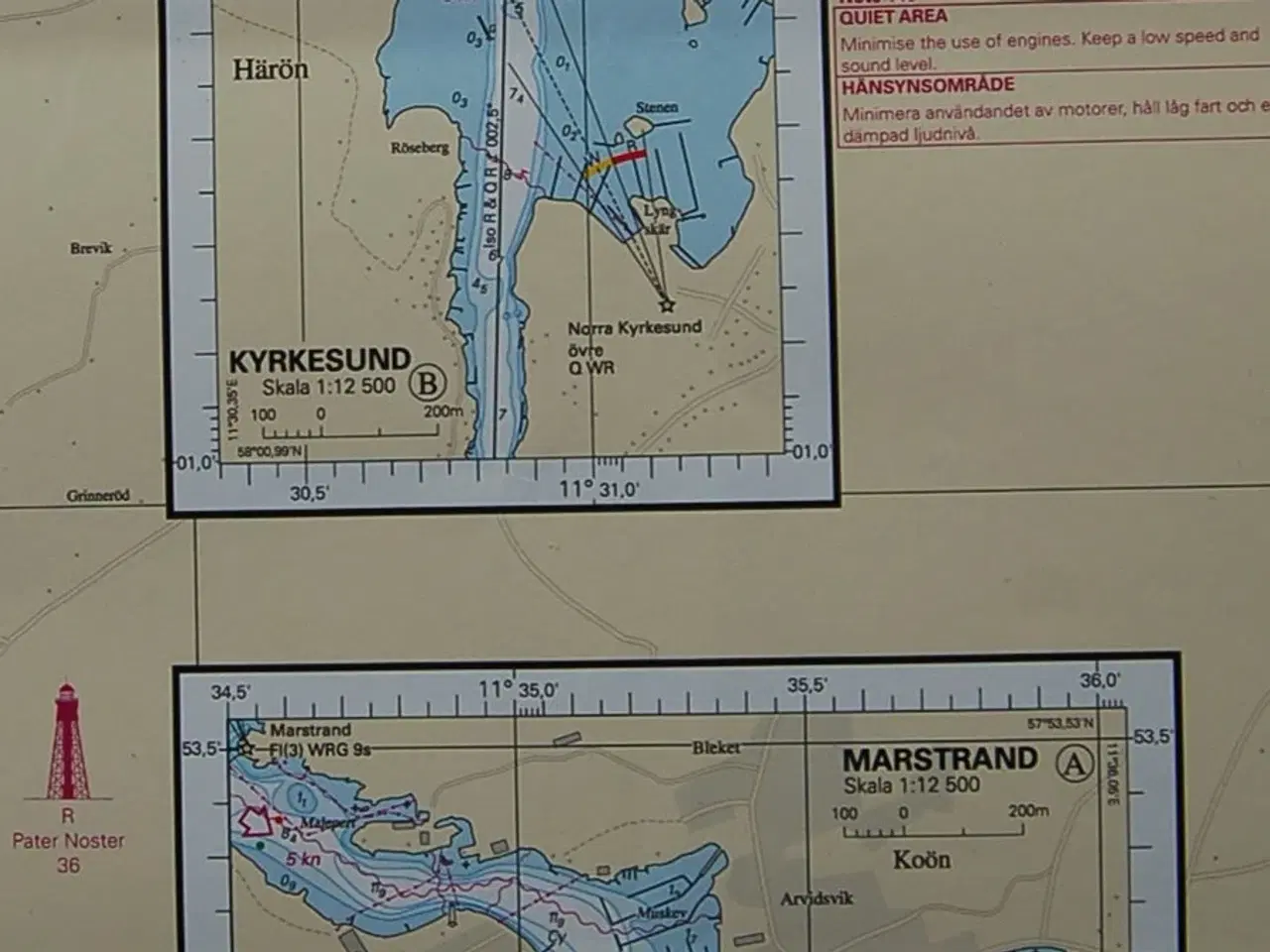 Billede 2 - Svensk Søkort 931 Kattegat Marstrand-Tistlarna